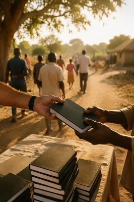 Bible Distribution Outreach on Rural Mission Road