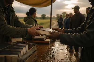 Bible Distribution in Rural Mission Field