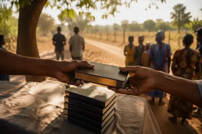 Bible Distribution Outreach on Rural Mission Field