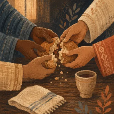 Breaking Bread in Quiet Communion Fellowship