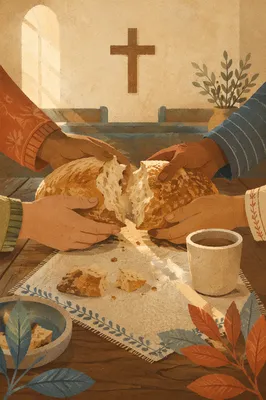 Breaking Bread Together in Communion Fellowship