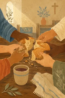 Breaking Bread at the Communion Table
