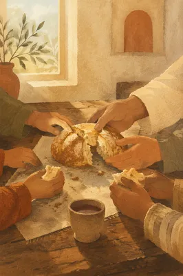 Breaking Bread Communion in Chapel Fellowship