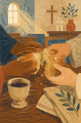 Breaking Bread in Quiet Communion Fellowship