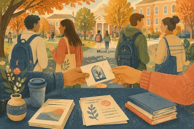 Campus Faith Outreach on University Quad