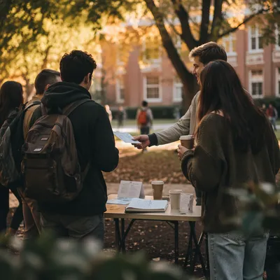 Campus Faith Outreach on Student Quad