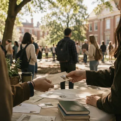 Campus Faith Outreach on University Quad