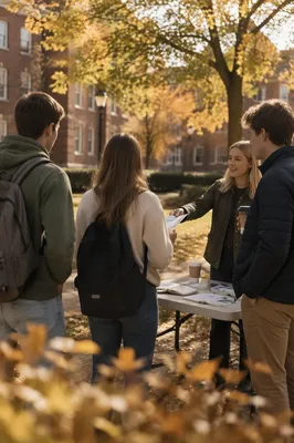 Campus Faith Outreach on University Quad