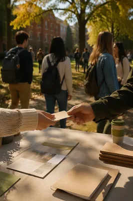 Campus Faith Outreach on University Quad