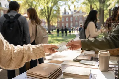 Campus Faith Outreach on University Quad