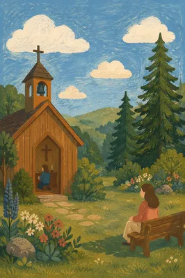 Quiet Hospital Garden Prayer Chapel