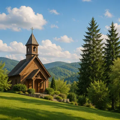 Quiet Hospital Garden Prayer Chapel