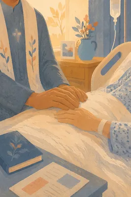 Chaplain Prayer at Hospital Bedside
