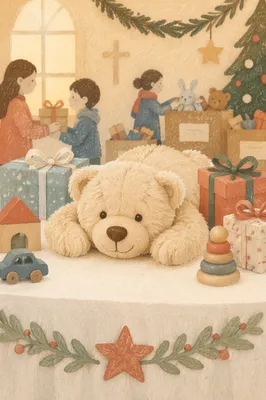 Christmas Toy Drive Teddy Bear Donation