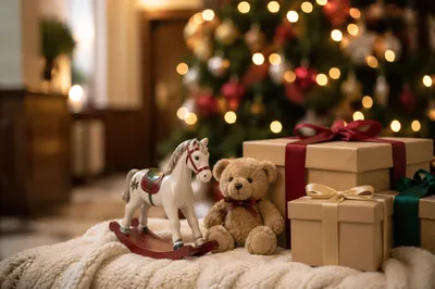 Church Christmas Toy Drive Gift Display