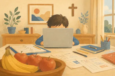 Church After School Homework Support Scene
