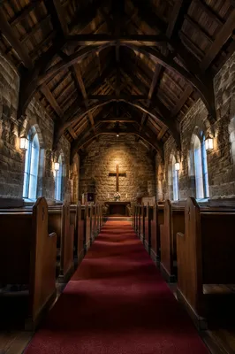 Red Carpet Aisle to Chapel Altar