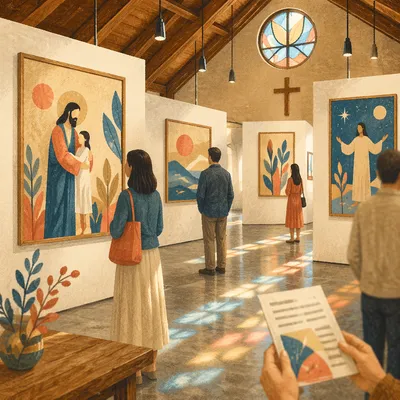 Faith Art Exhibition in Church Hall