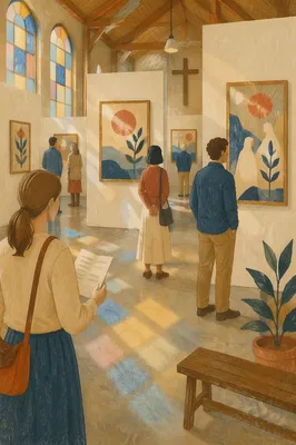 Faith Art Exhibition in Church Hall