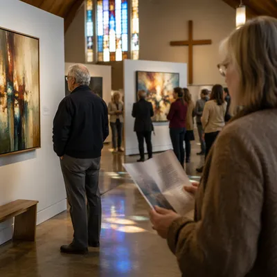 Faith Art Exhibition in Church Hall