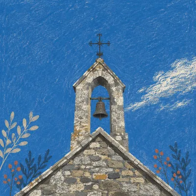 Old Chapel Bell Tower Under Blue Sky