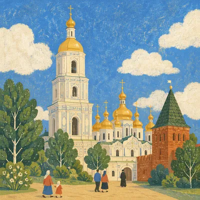 White Church Bell Tower Under Blue Sky