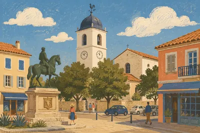 Church Bell Tower Under Blue Sky