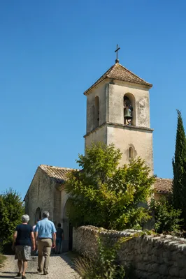 Countryside Church Bell Tower Under Blue Sky