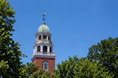 Church Bell Tower Under Clear Blue Sky