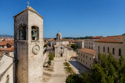 Old Church Bell Tower Under Blue Sky