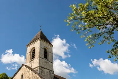 Church Bell Tower Under Clear Blue Sky