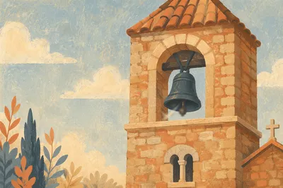 Sunday Morning Church Bell Tower