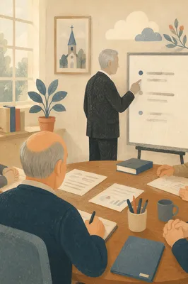 Church Elder Leading Board Meeting Discussion