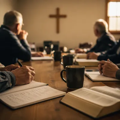 Church Board Meeting Elder Discussion Scene