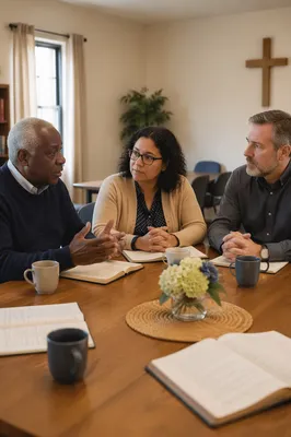 Three Elders in Board Meeting