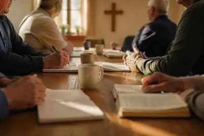 Church Board Meeting Elder Discussion Scene
