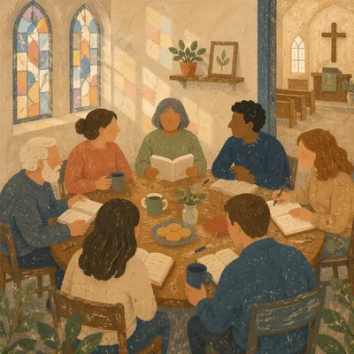 Warm Church Book Club Discussion Circle