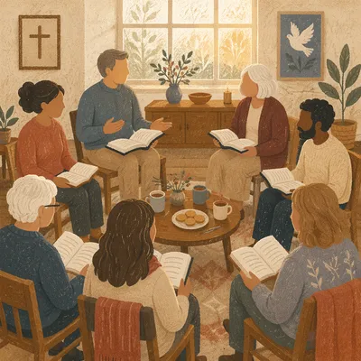 Cozy Church Book Club Discussion Circle