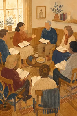 Church Book Club Reading Circle Gathering