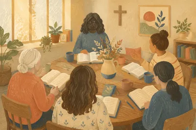 Cozy Church Book Club Discussion Circle