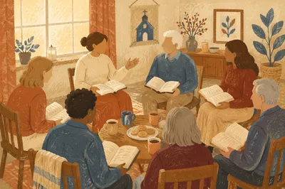 Church Book Club Reading Circle Gathering