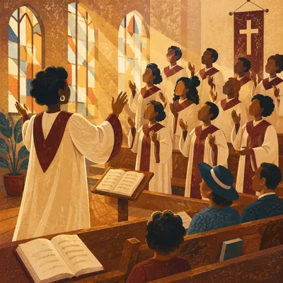 Joyful Gospel Choir in Chapel Robes