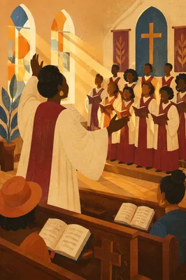 Joyful Gospel Choir in Warm Chapel