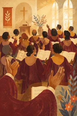 Joyful Gospel Choir in Morning Worship