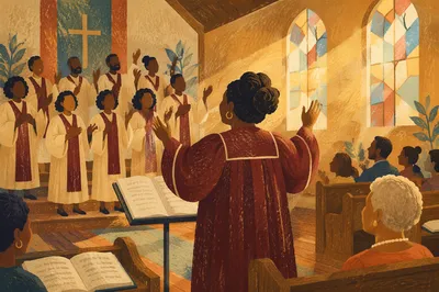 Joyful Gospel Choir in Warm Chapel