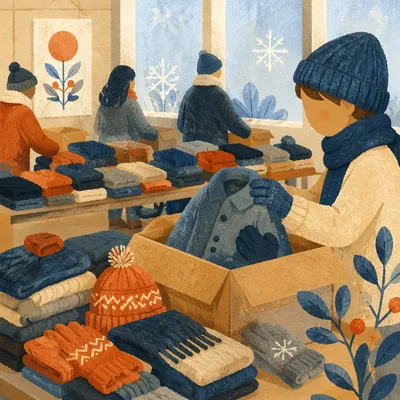 Church Winter Coat Drive Donations