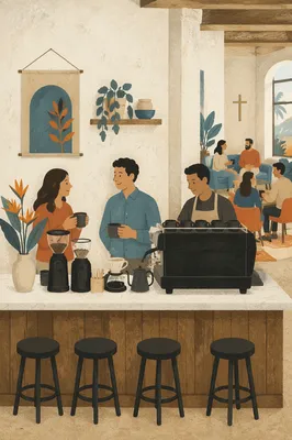 Welcoming Church Coffee Bar Fellowship Space