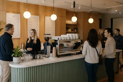 Welcoming Church Coffee Bar Fellowship Interior