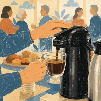 Church Coffee Bar Fellowship After Service