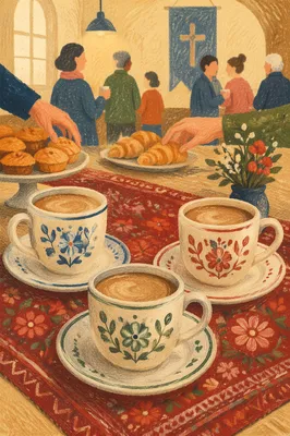 Church Fellowship Coffee Bar After Service